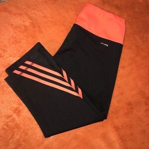 Adidas Climalite Black and Orange Activewear